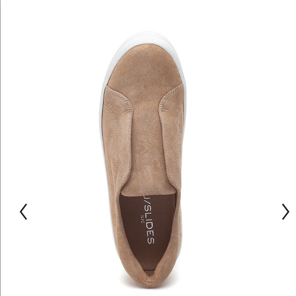 J/ Slides Luv Slip on Sneaker Taupe Suede